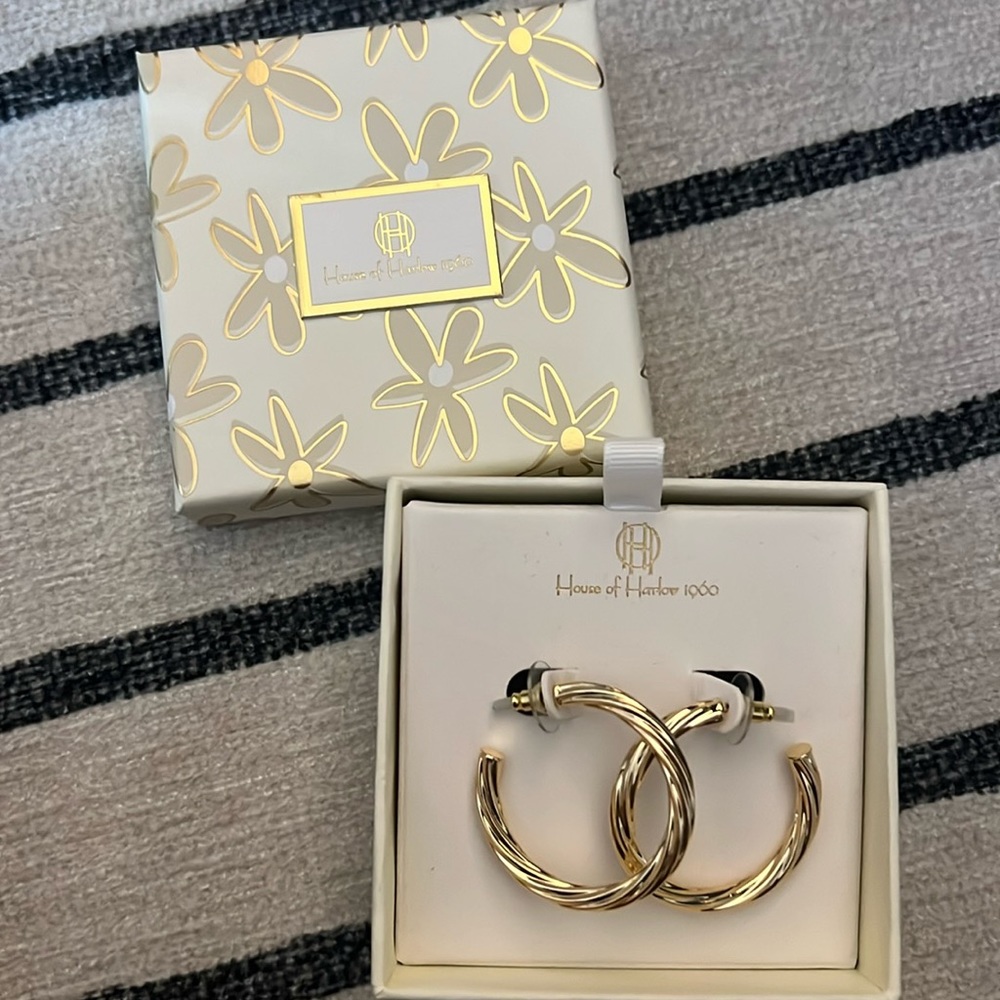 House of Harlow earrings